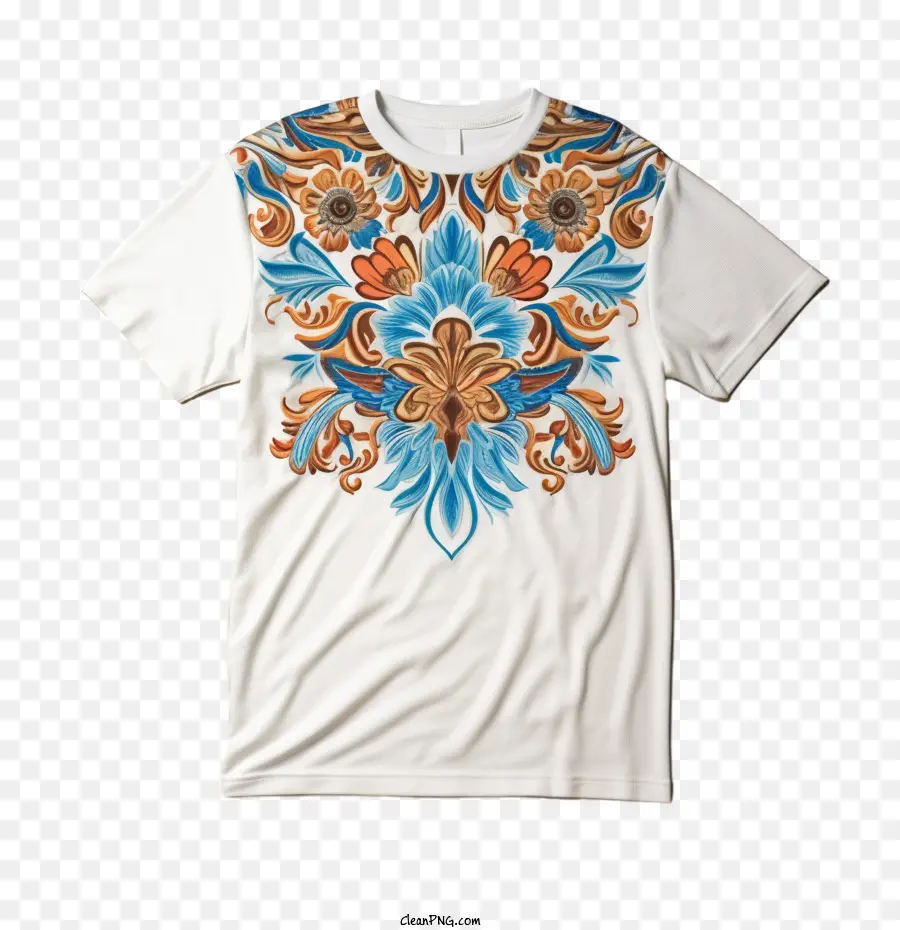 t-shirt ornate intricate colorful abstract