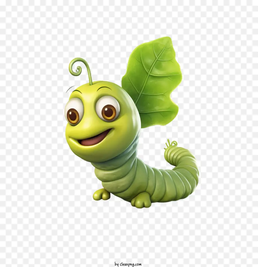 worm
 cartoon worm cute insect green