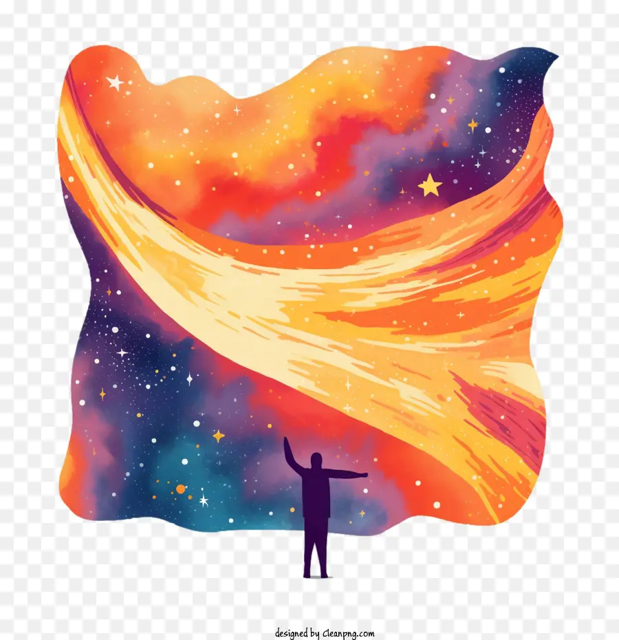 towel space cosmic nebula planet