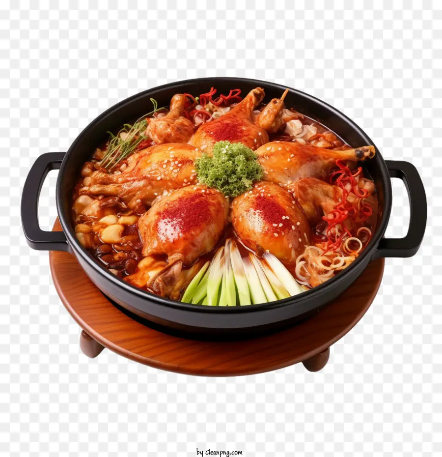 cibo coreano piccante verdure di carne saporita - 