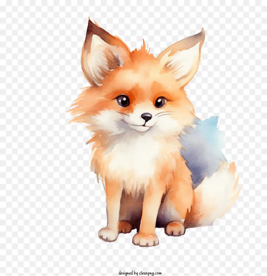 little fox fox cute animal wildlife