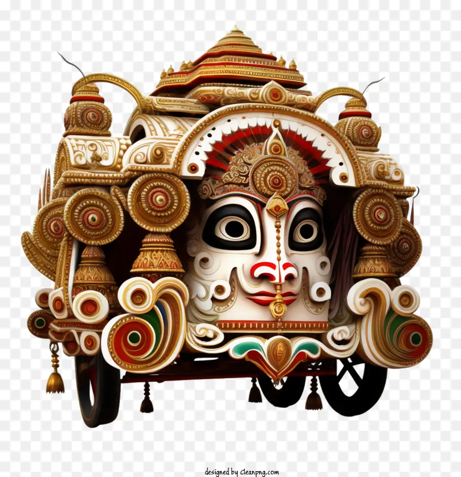 rath yatra traditional decorative ornate carved