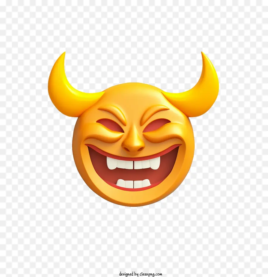smiling face
 face with horns evil smile satanic face demonic expression