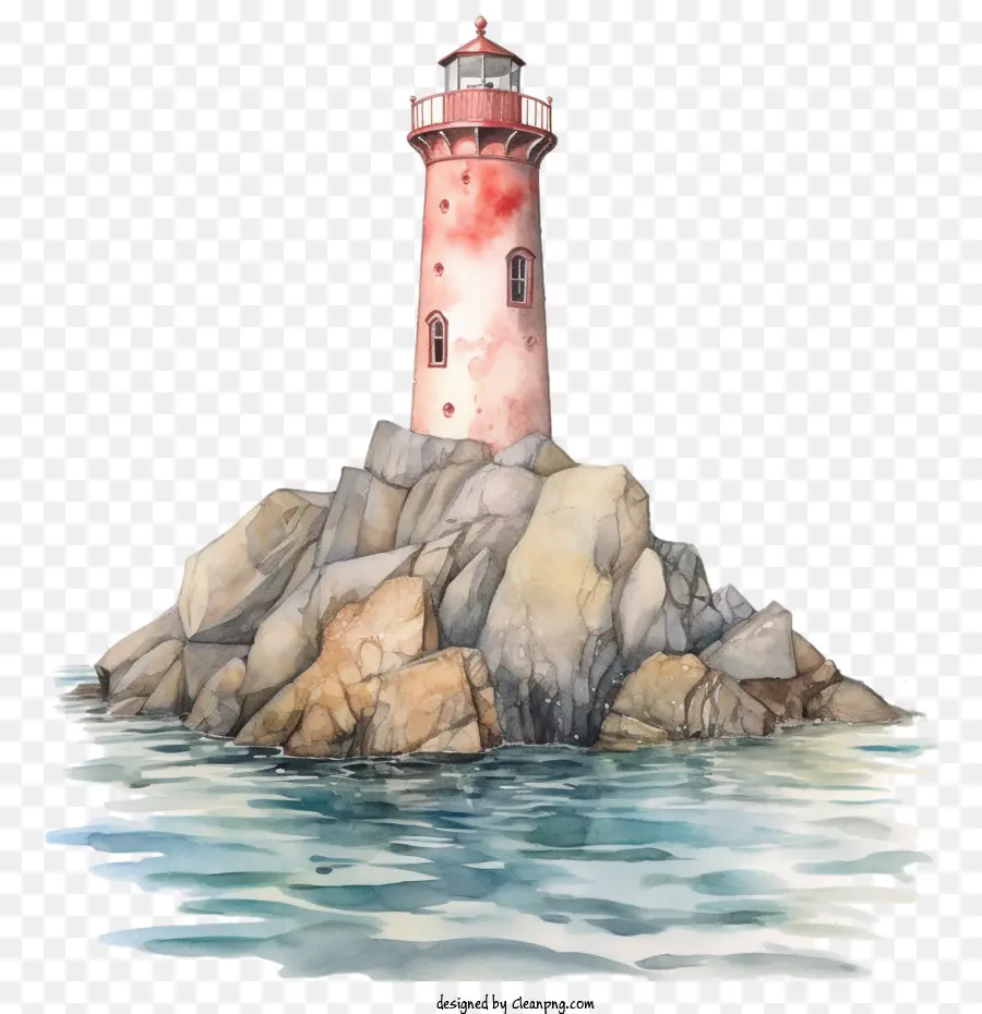 Ngọn hải đăng Light House Rocks ven biển - 