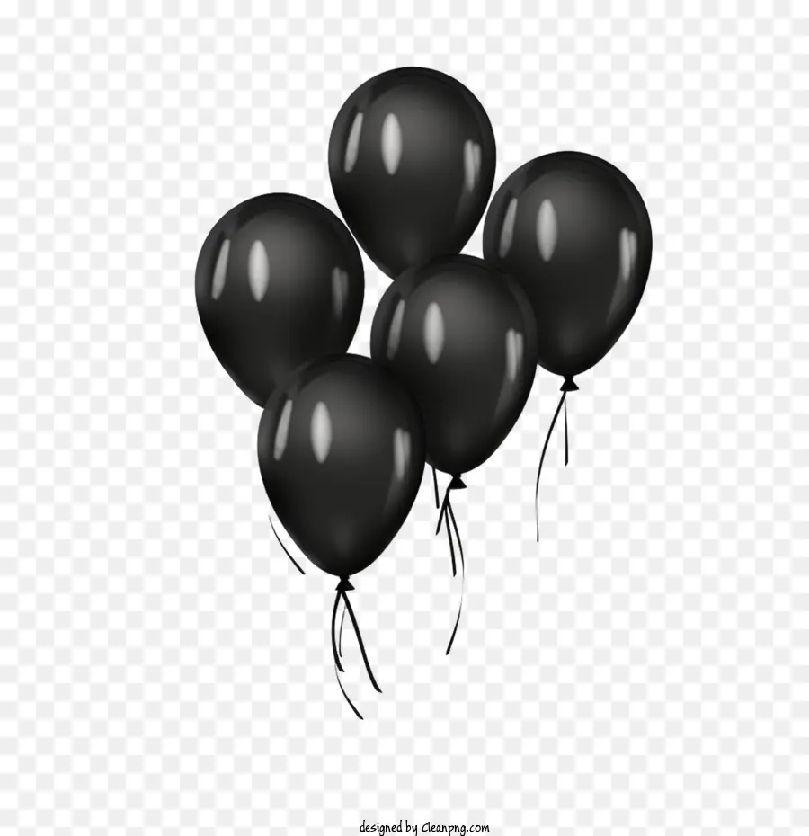 Schwarze Luftballons schwarze Luftballons Partydekorationen - 