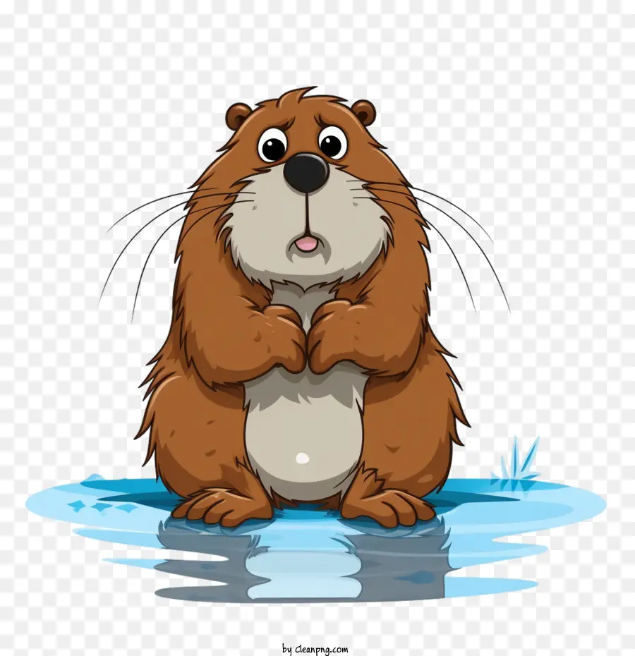 Animali carini del cartone animato di Beaver Bear - 