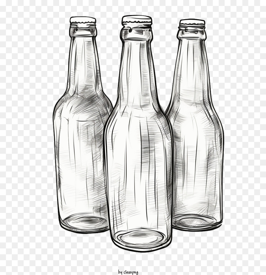 sketch beer bottle beer bottle flower beer vintage png download - 4096*4096  - Free Transparent Sketch Beer Bottle png Download. - CleanPNG / KissPNG