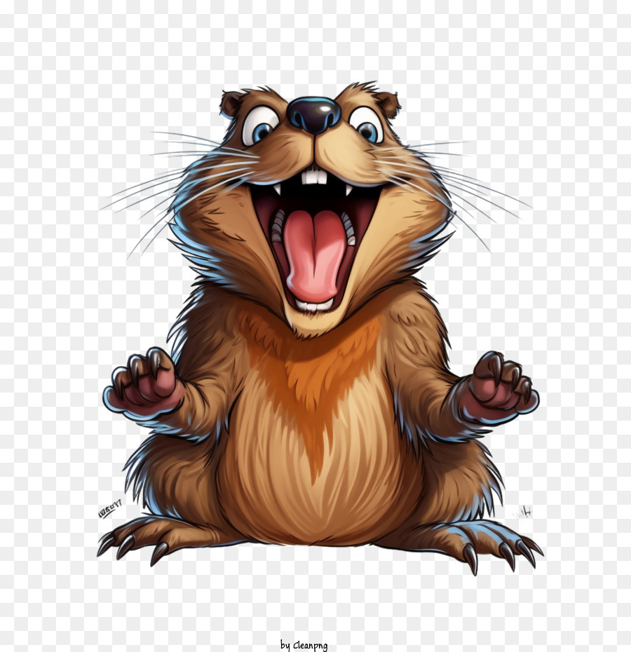 Beaver Bear Spect Cartoon Animal - 