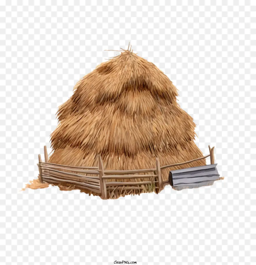 hay bale
 haystack straw hut thatched roof rural home