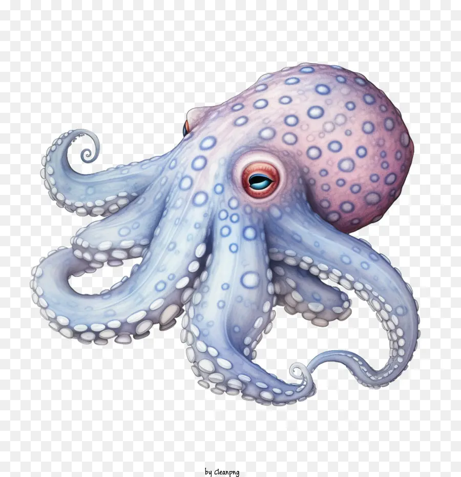 Octopus Blue Octopus Acqua Tentacoli - 