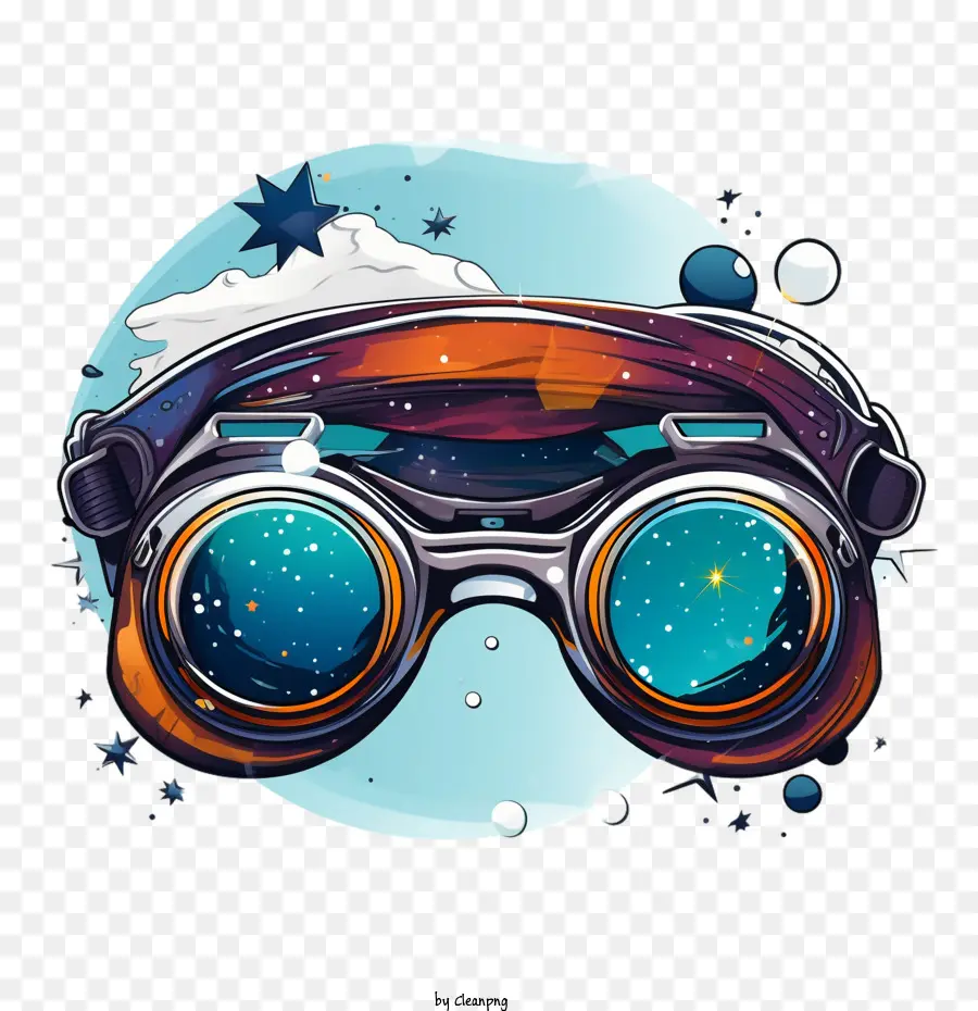 swimming goggles
 goggles space glasses sci-fi goggles outer space goggles