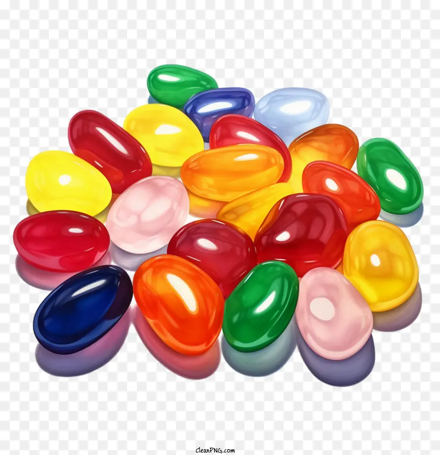 Jelly Beans Candy Jelly Beans verschiedene Farben Gummi - 