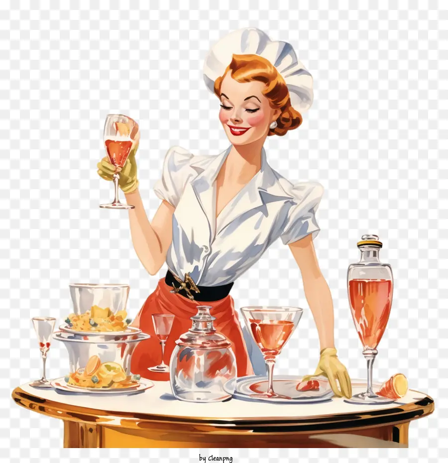 Cocktail nazionale per la cameriera del barista di Anisette Day - 