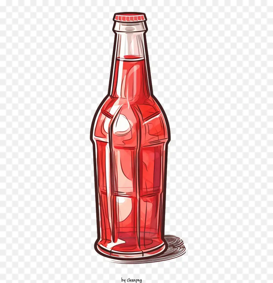 Bierflasche Rot Soda Flasche Drink - 
