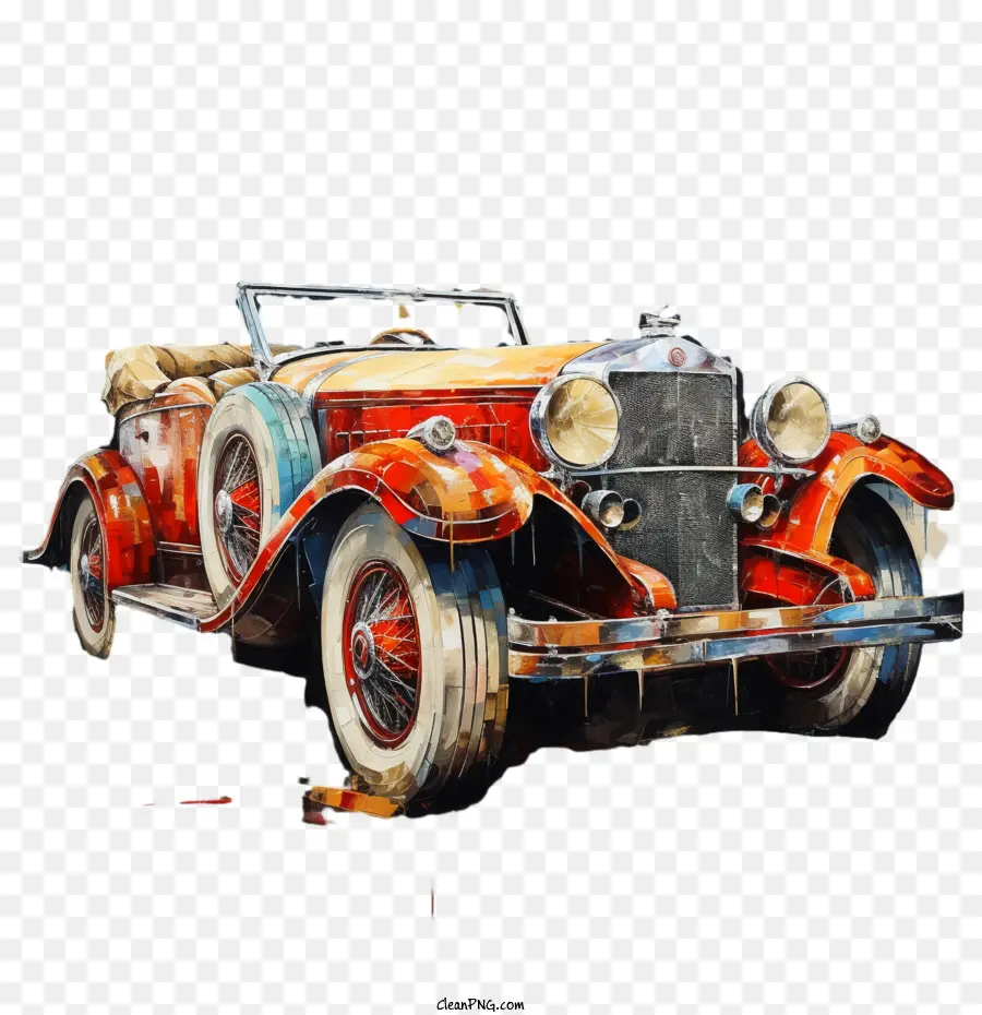 Kollektorauto Wertschätzung Tag antikes Vintage Car Automobile - 