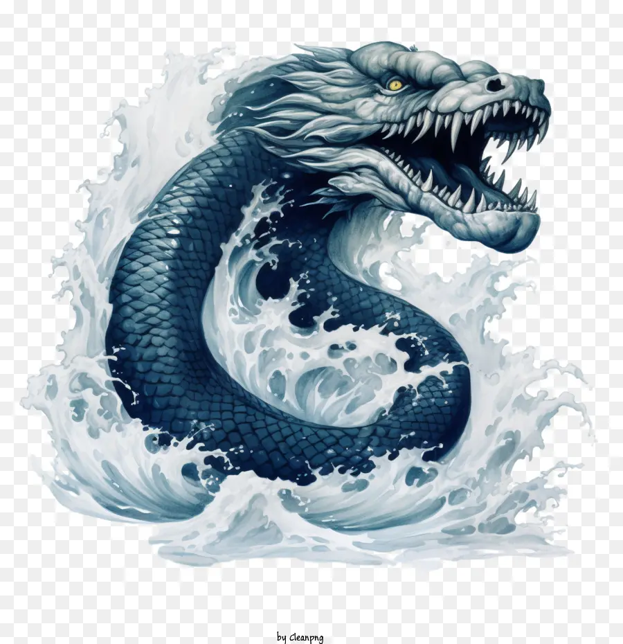 National Sea Serpent Day Monster Water Swiming nuoto - 