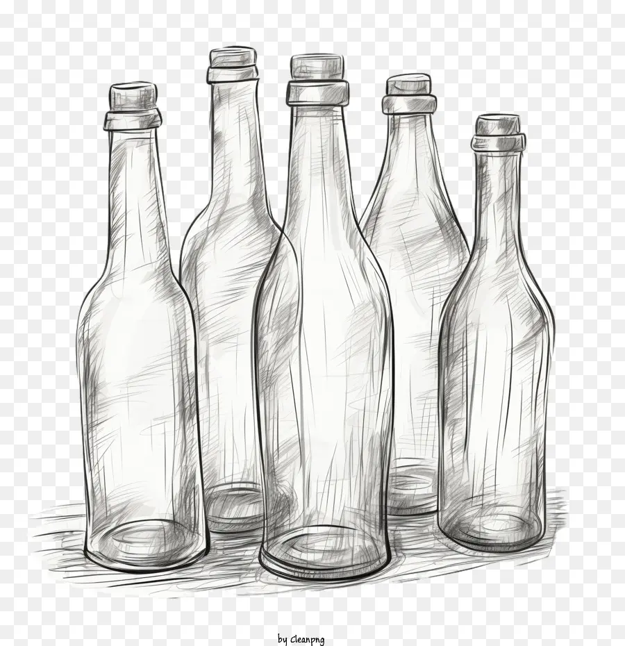 Bierflaschenglasflaschen Bierflaschen Vintage Flaschen leere Flaschen - 