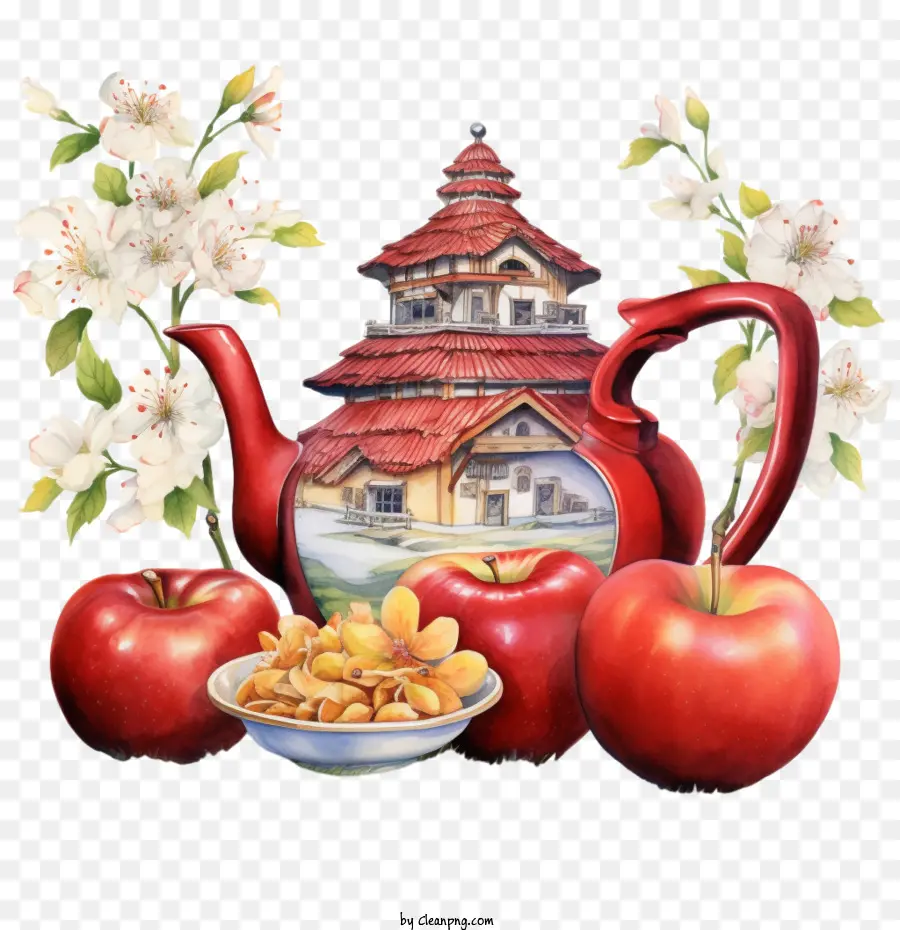 rote Äpfel
 
Teekannenhaus
 
Erntefest -Tee -Tetsubishi - 