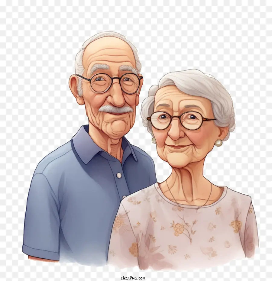 Giornata internazionale delle persone anziane coppia di anziani che invecchiano felicità - 