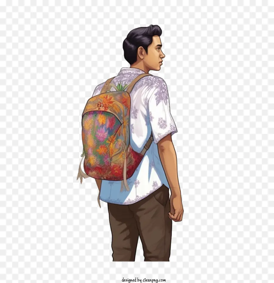 backpack backpack man street urban