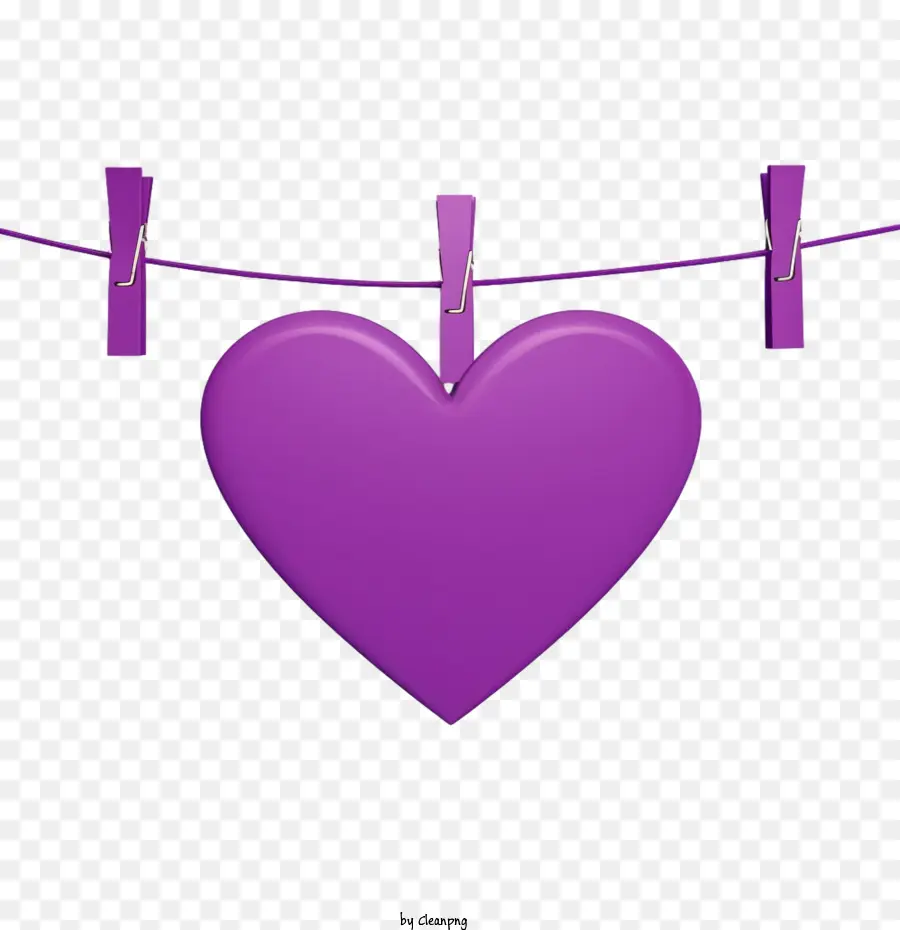 Purple Heart Day Purple Heart Wäscheleine Schnur - 