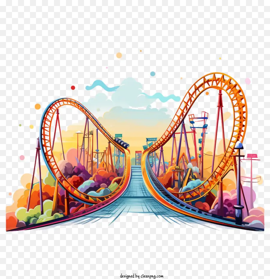 National Roller Coaster Day Roller Coaster Amusement Park Brill Ride Eccitement - 