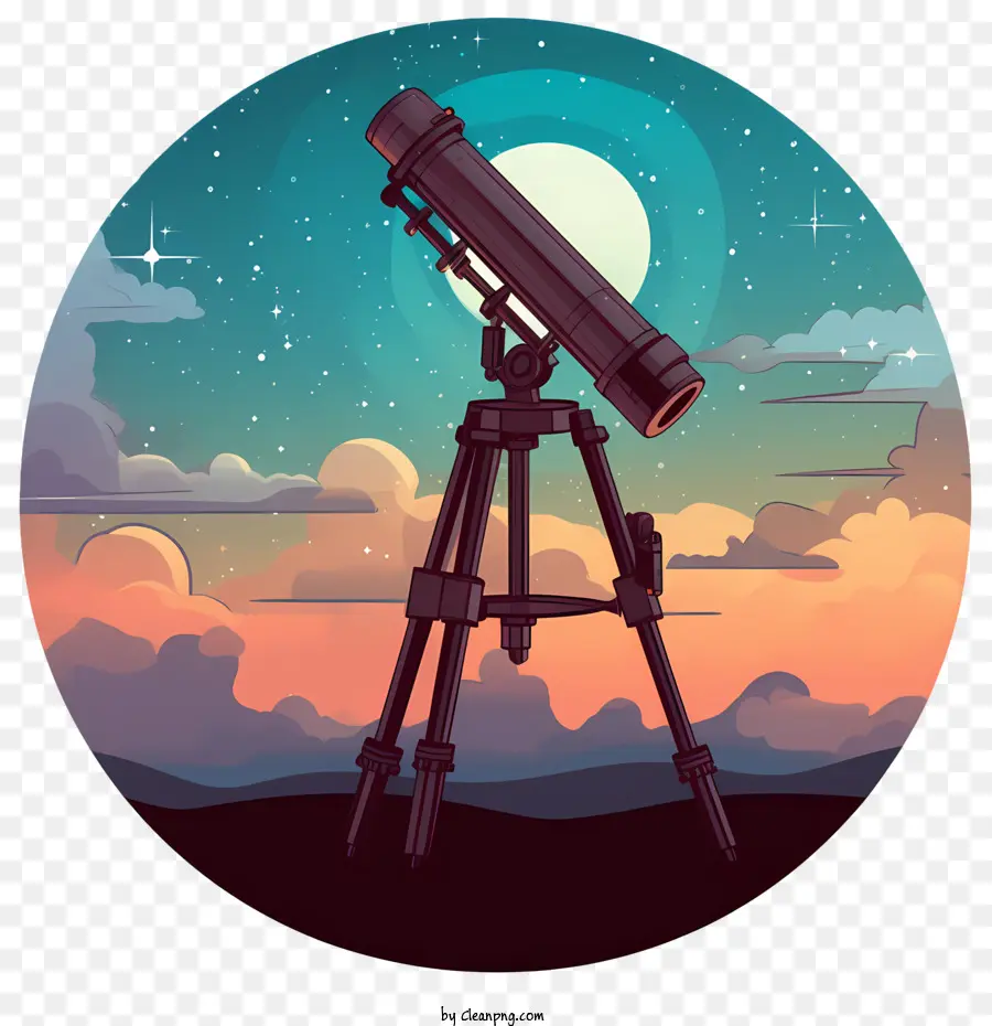 Ngày thiên văn học kính viễn vọng trên bầu trời đêm đầy sao - 
