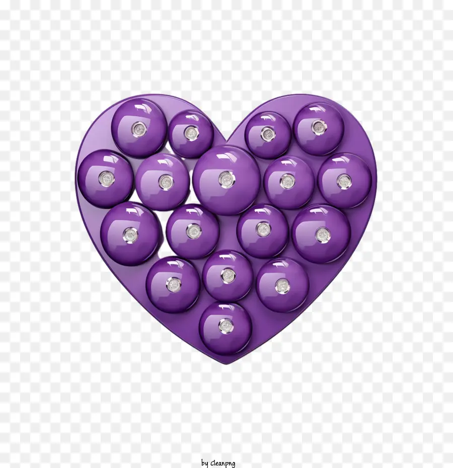 purple heart day purple heart spheres arrangement