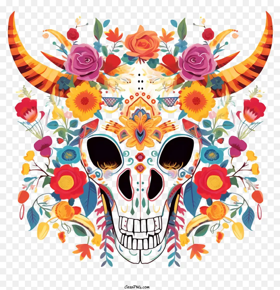 Dia de los Muertos
 
Ngày của những bông hoa sọ chết đầy màu sắc - 