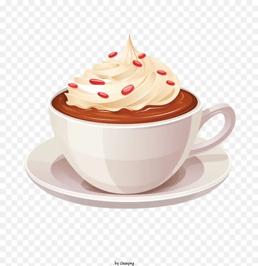 Internationaler Kaffeetag Heiße Schokoladenpeitschtecreme Kakao Tasse - 