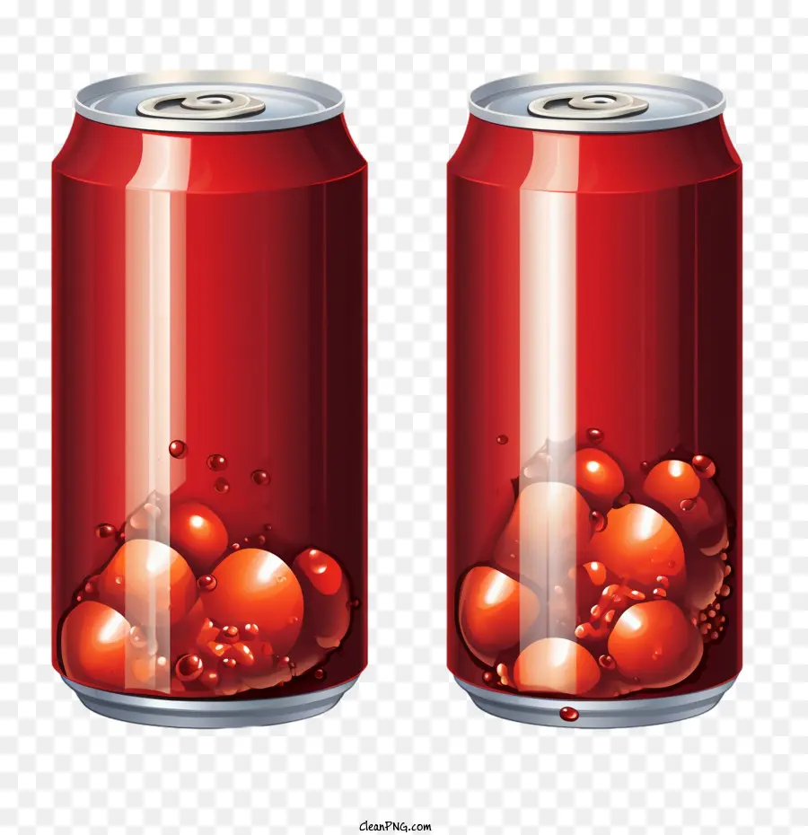 cola kann Soda Pop kohlensäurehaltiges Getränk rotes Getränk - 