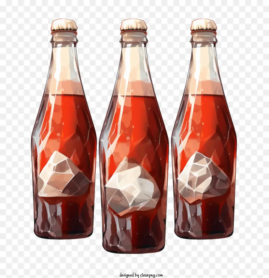 Soda Cola Flasche rotes Soda Getränk - 