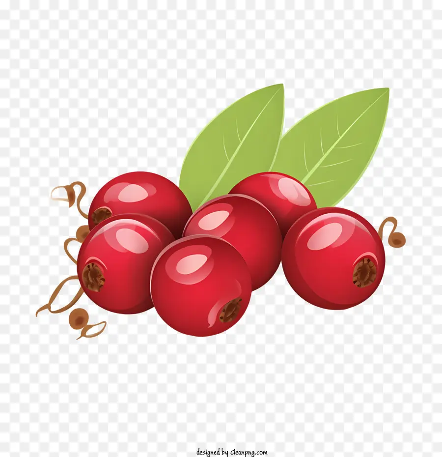 cranberries apple red ripe fruit