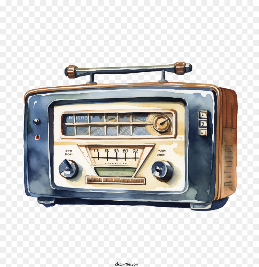 national radio day radio vintage retro analog png download - 4096