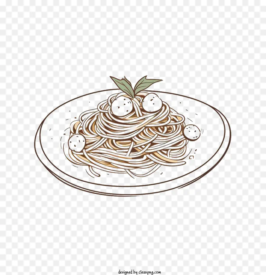 spaghetti spaghetti pasta pasta mảng - 