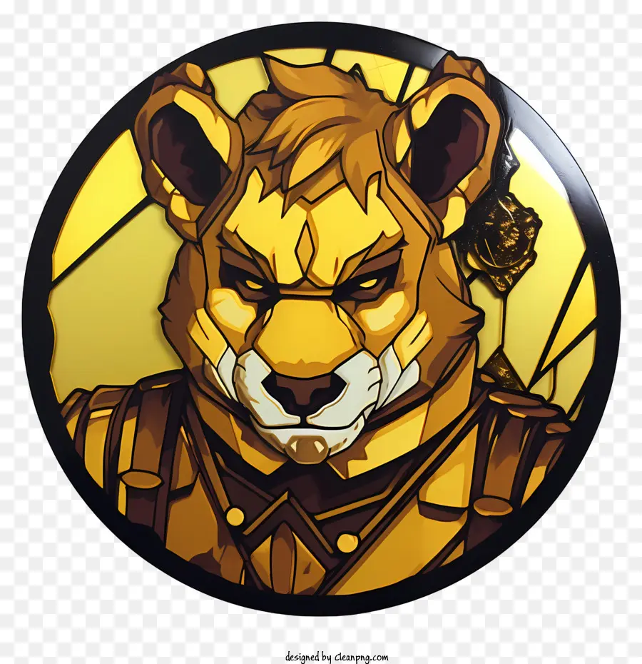 Golden Freddy Animal Lion Giallo oro - 