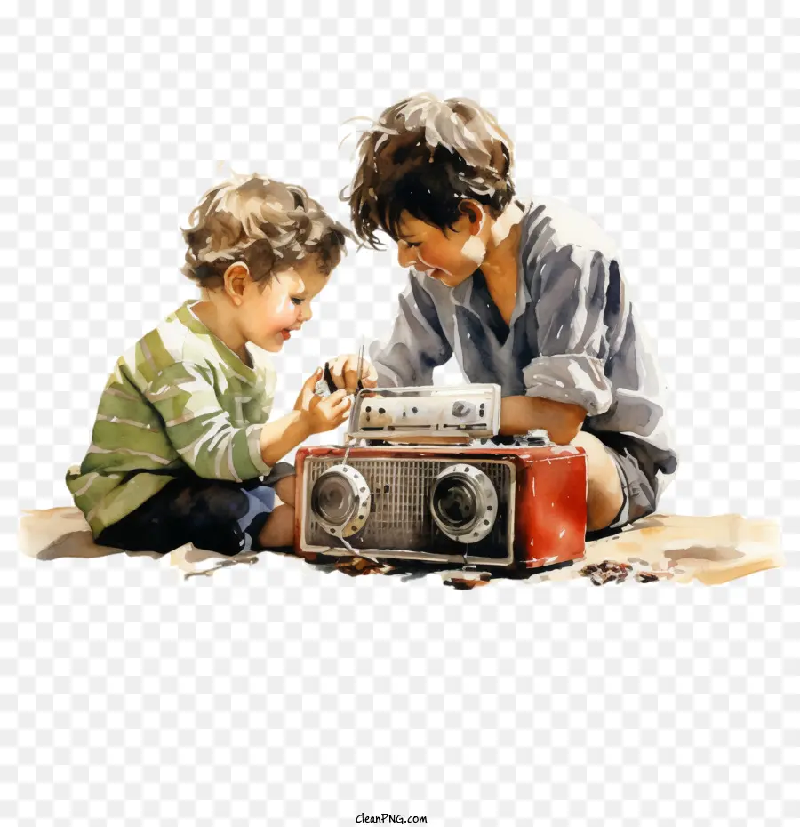 National Radio Day Radio Vintage Boys Kindheit - 
