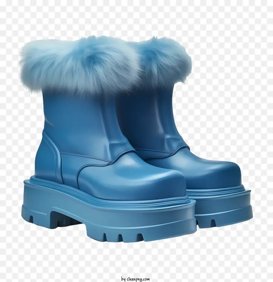 boots blue rubber boots waterproof