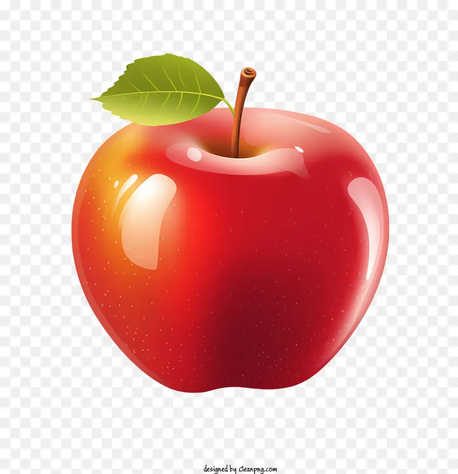 Essen Sie einen roten Apfeltag Apfelfrucht rot Bio - 