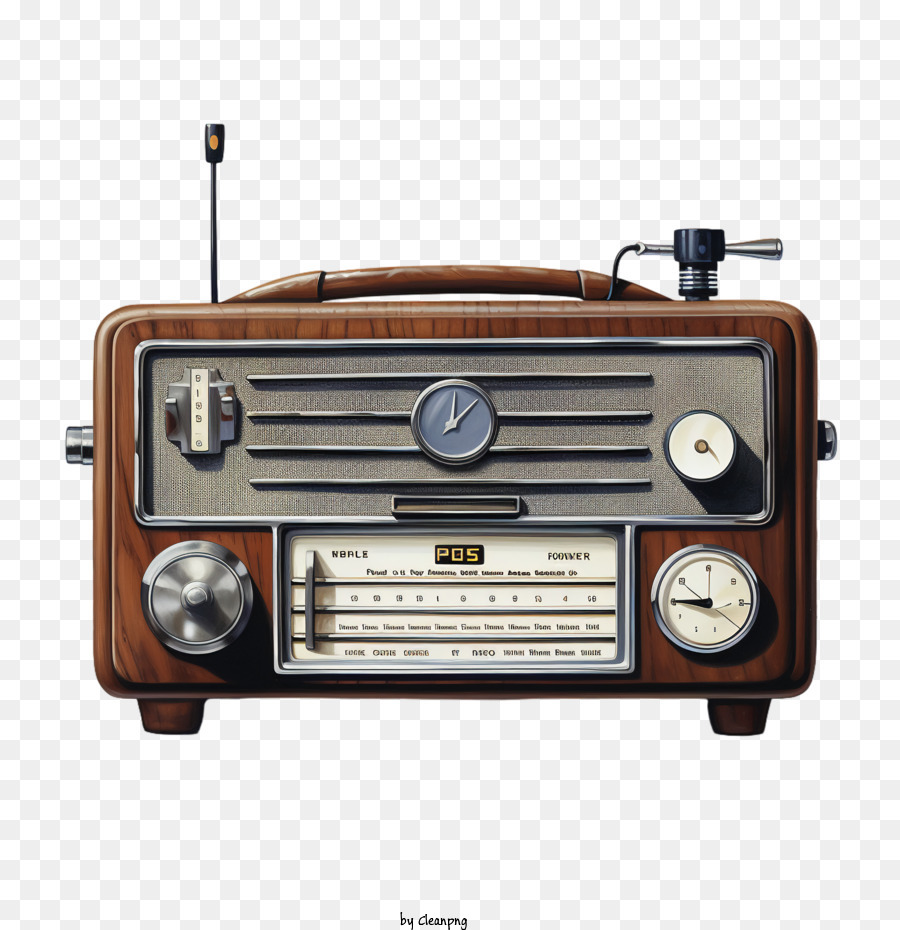 national radio day radio vintage retro wooden png download - 4096*4096 -  Free Transparent National Radio Day png Download. - CleanPNG / KissPNG