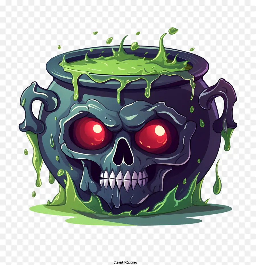 Poison Cauldron Creepy Spooky đáng sợ tối - 