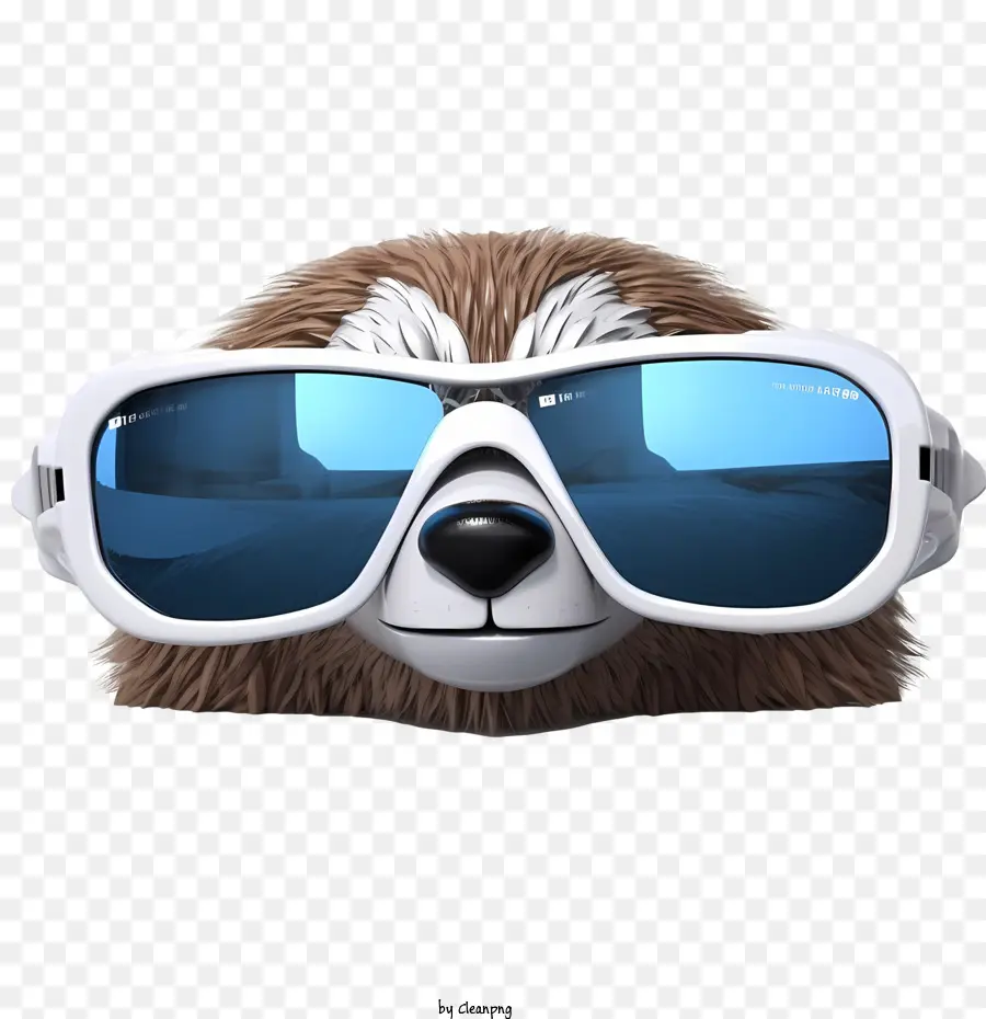 international sloth day
 sloth day brown furry wearing sunglasses