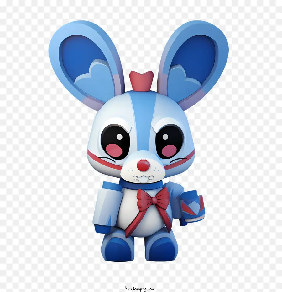 Spielzeug Bonnie süßer Cartoon Kaninchenblau - 