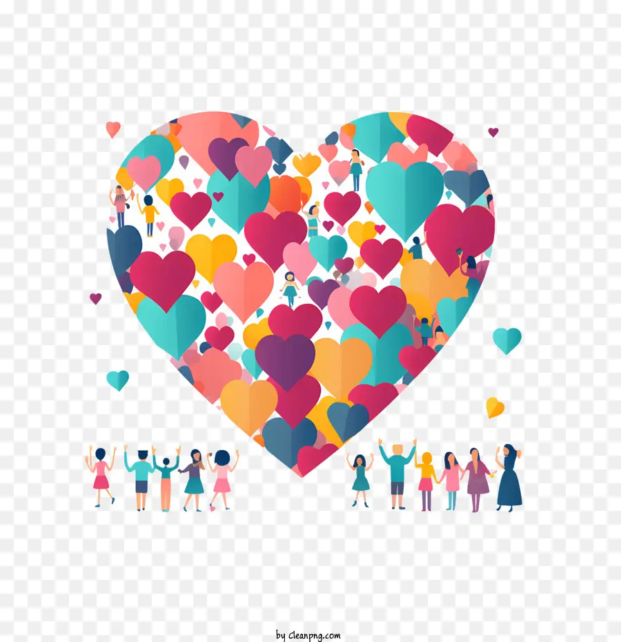 world kindness day heart people hearts love