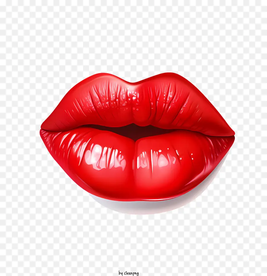 labbra rosse labbra rossetto lucido rosso - 