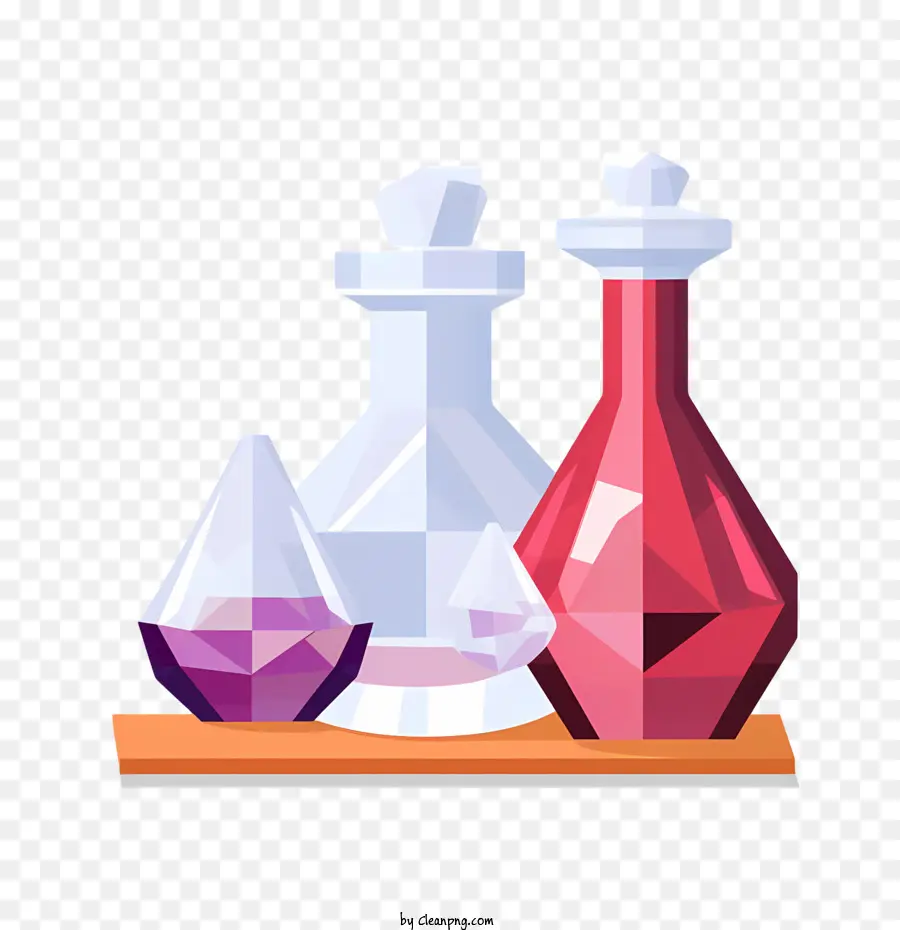 Profume Bottle Lab Beaker Chimica in vetro - 
