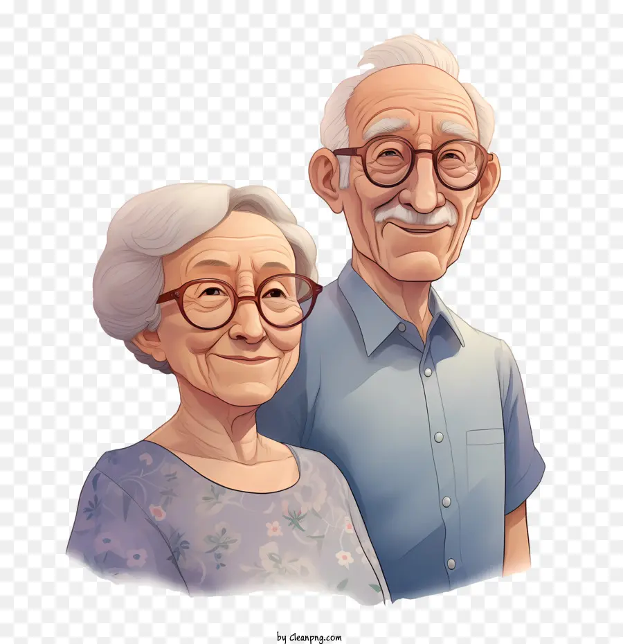 Internationaler Tag älterer Menschen älterer älterer Ehepaarfamilie - 