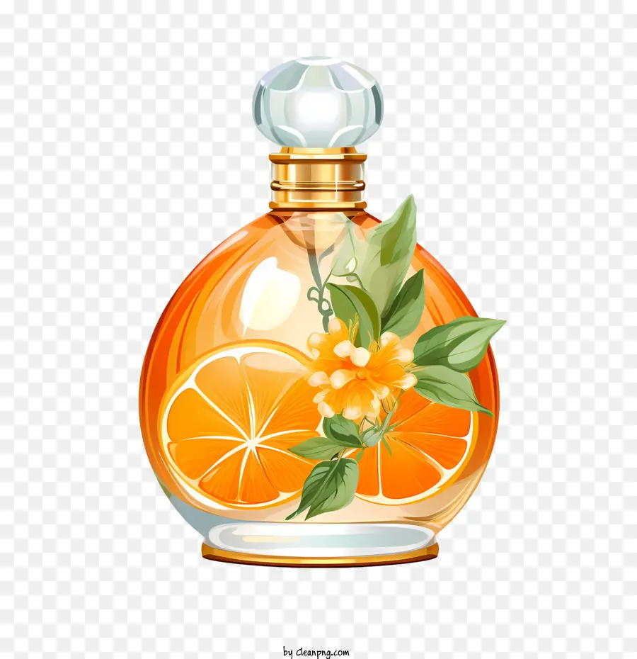perfume bottle perfume bottle orange scent citrus fragrance glass bottle