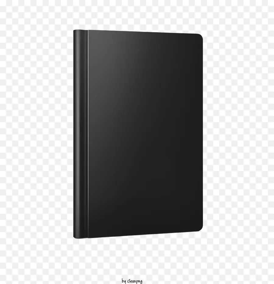 Buch Cover Mockup Imaginent Black Book Wirbelsäule - 