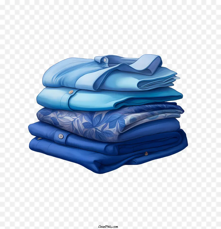 stack of clothes
 pile of clothes blue stack folded